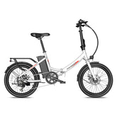 FAFREES F20 Light 16.75AH Electric Bike - 250W Motor 36V16.75Ah Battery 130KM PAS Mode Range Mechanical Brakes - White